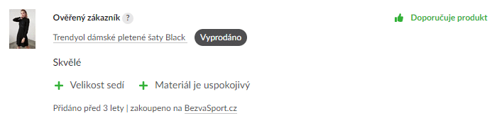 bezvasport oblečení