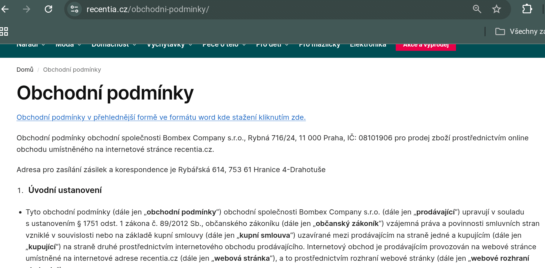 bombex company s. r. o.