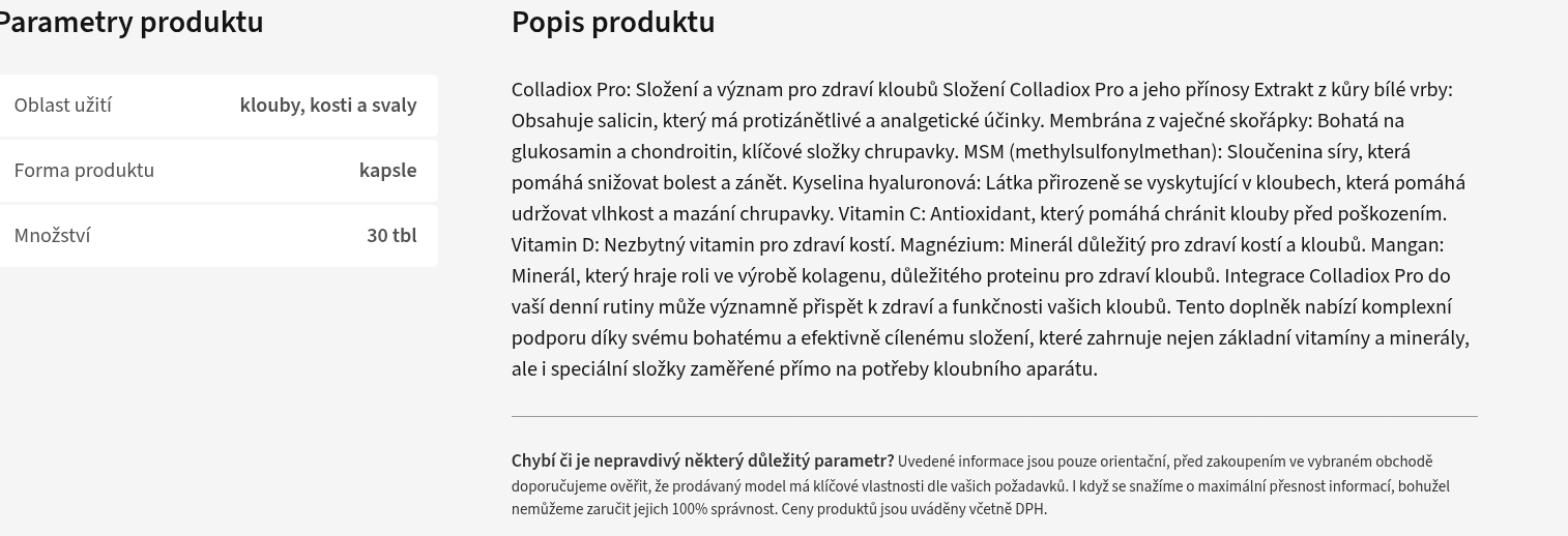 Colladiox podvod recenze