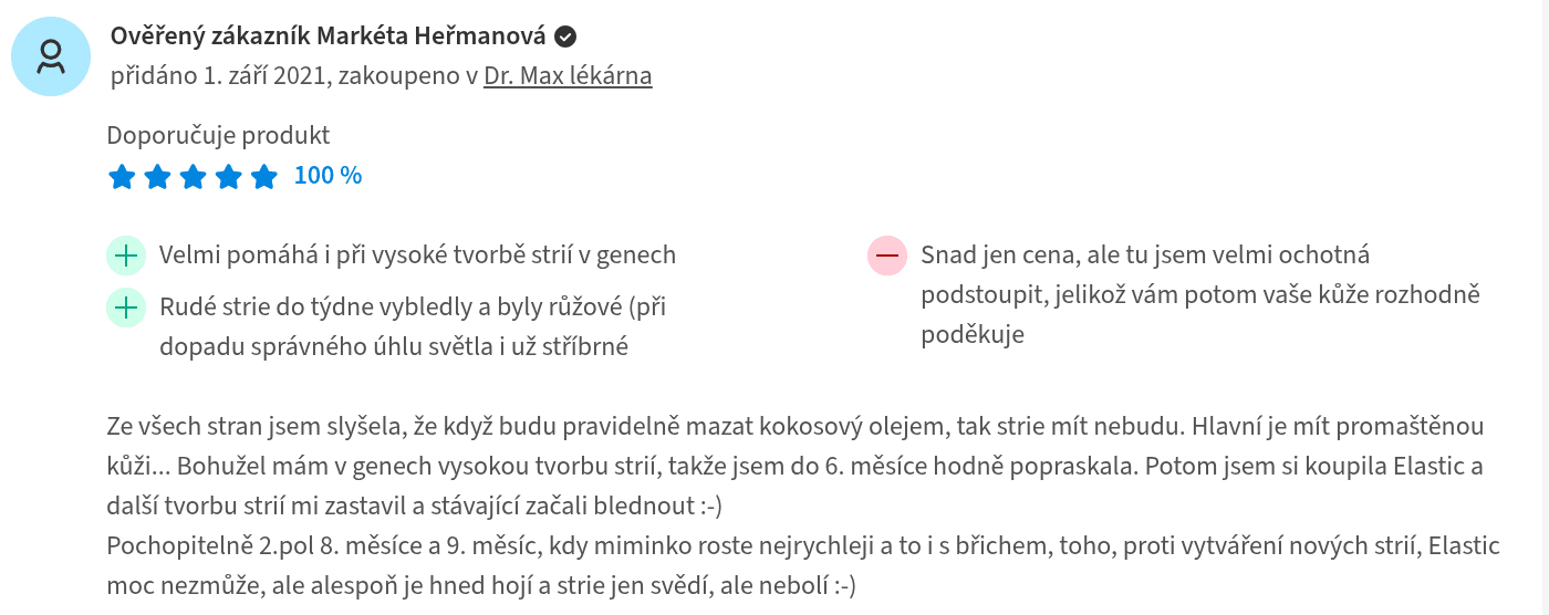 krém strie Elasti-Q