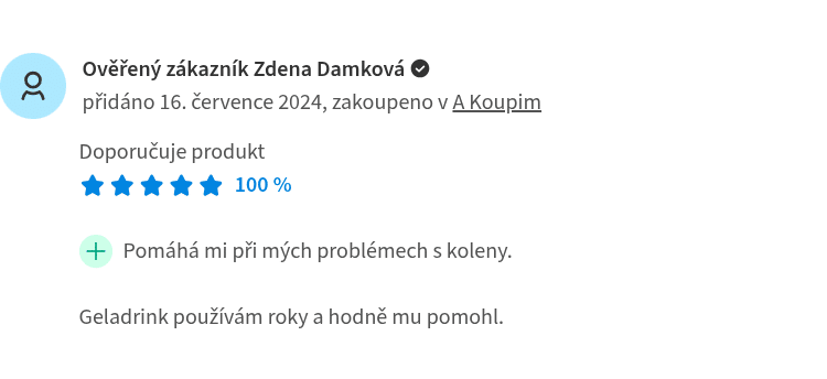 geladrink forte hyal zkušenost