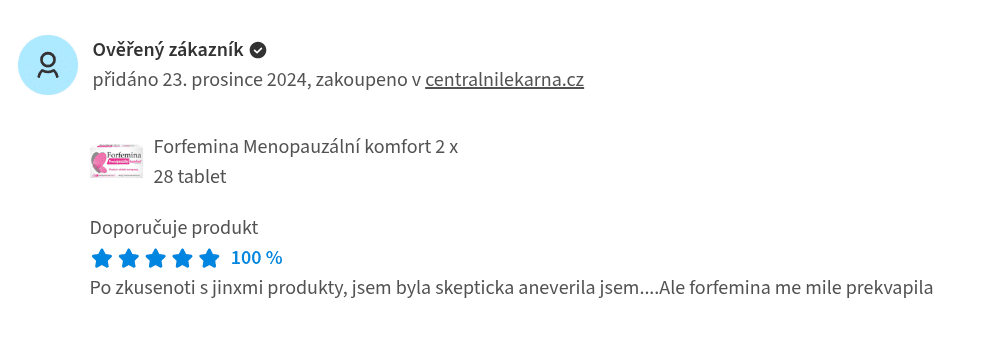 forfemina na menopauzu