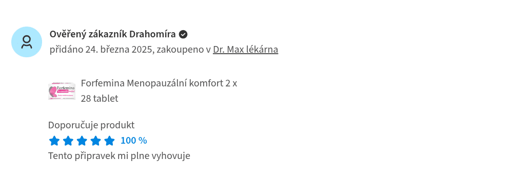 forfemina menopauza