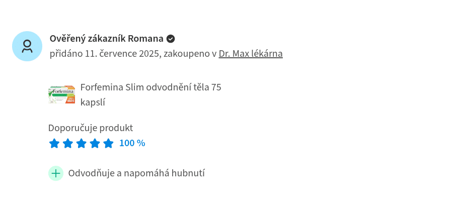forfemina slim hodnocení
